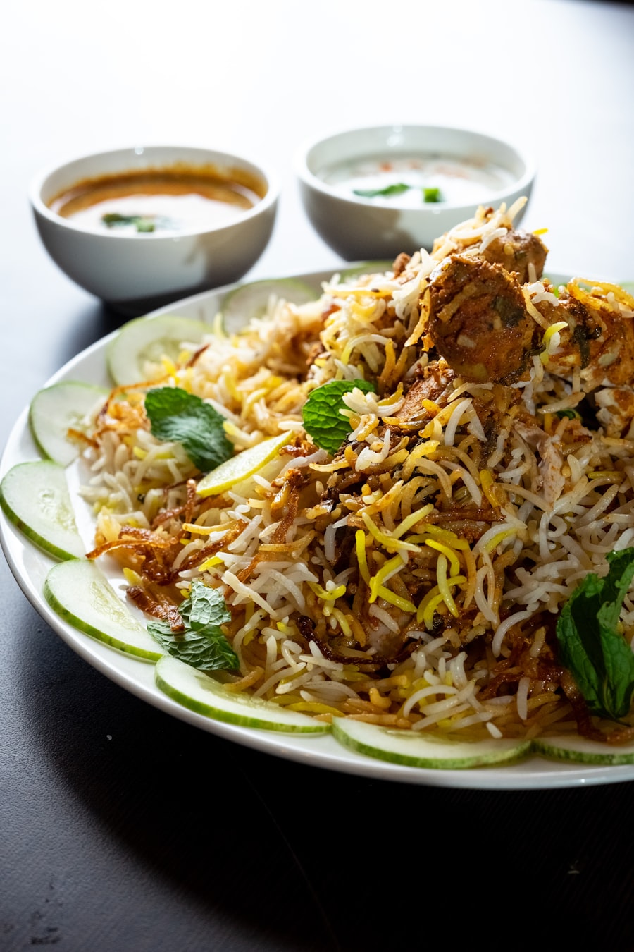 Dum lamb biryani